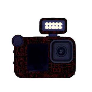 For GOPro HERO13 Black Camera Stickers Body Protective Film, Style: 11 Circuit Red