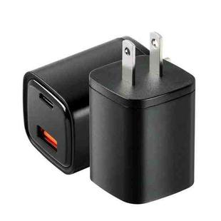 CYKE K02 30W PD+QC3.0 Mobile Phone Digital Display Fast Charger, Plug: US(Black)