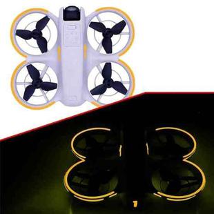 For DJI Neo Luminous Stickers Night Glow Cool Film(Yellow)