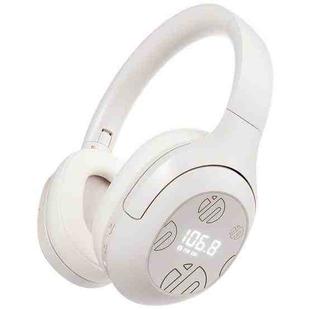 Inphic H1S Bluetooth Wireless Headphones Headset FM Listening Exam Hi-Res Audio Earphones(Khaki)