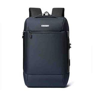 SKV B20453 Men Business Casual Multifunctional Double Shoulder Bag Large Capacity Laptop Backpack(Blue)