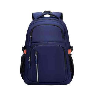 SKV B23344 Men Large Capacity Business Laptop Backpack Outdoor Traveling Double Shoulder Bag(Blue)