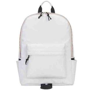 SKV SKV009 Outdoor Casual Double Shoulder Bag Large Capacity Laptop Backpack(White)