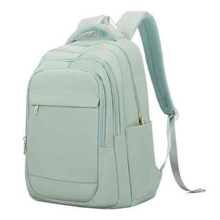 SKV B23874 Large Capacity Water Resistant Double Shoulder Casual Laptop Bag(Matcha Color)