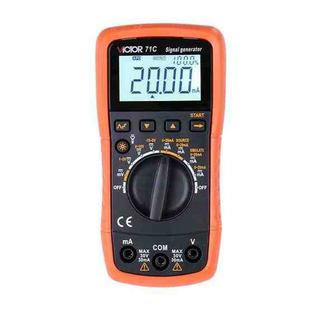 Victor Output Current Voltage Process Signal Source Multimeter, Model: VC71C