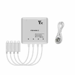 For DJI Mini 4 Pro / Mini 3 Pro / Mini 3 Drone YX 4-way Charger Battery Butler US Plug