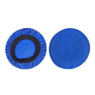 2pcs Universal Round Reusable Headset Dust Cover Sweat-proof Breathable Protective Cover, Color: S Blue