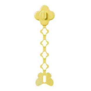 Kitchen Storage Cable Winder Power Cord Hanging Plug Hook Holder Electrical Appliance Cable Raiser Clip(Yellow)