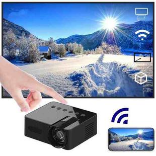 YT100 Suppor 1080P Mini Portable Projector WiFi Wireless Mirroring For IOS Android Smartphone(Black)