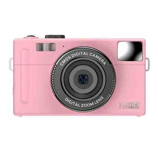 AMKOV CD-R1 24MP HD Pixel Shooting Student Camera 1080P Video Recording CCD Photo Video HD Camera(Pink)