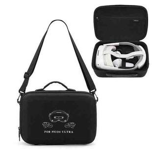 For PICO 4 Ultra BKANO P4U-001 VR Glasses Organizer Handheld Shoulder Bag(Black)