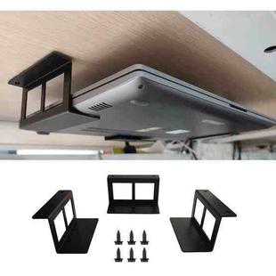 Under Desk Laptop Tablet Mini PC Storage Stand Metal Invisible Tray Rack, Height: 4.8cm