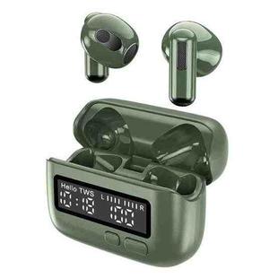 BPG Portable Wireless Bluetooth Earphones Unique Retro Trendy Digital Display Clock Noise Canceling Earphones(Green)