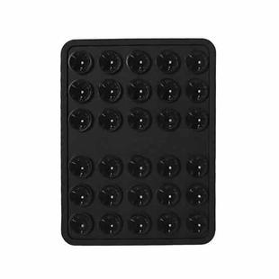 Double-sided Silicone Suction Cup Strongly Fixed Mobile Phone Holder(Black)