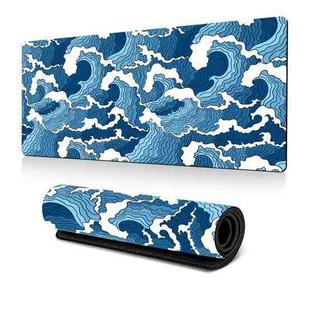Large Abstract Mouse Pad Gamer Office Computer Desk Mat, Size: 400x900x2mm(Abstract Fluid 27)
