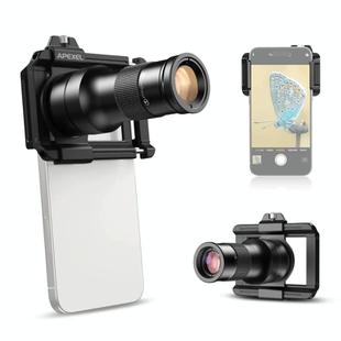 APEXEL APL-TM6 Portable 6X Telephoto Macro 2 In 1 Cell Phone Lens