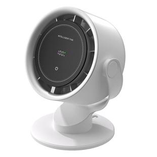 Wall Mount Desktop Turbo High Speed Fan Large Wind USB Circulating Hurricane Small Fan(White)