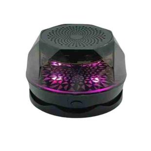 Mini Portable Wireless Magnetic RGB Atmosphere Light Bluetooth Speaker(Black)
