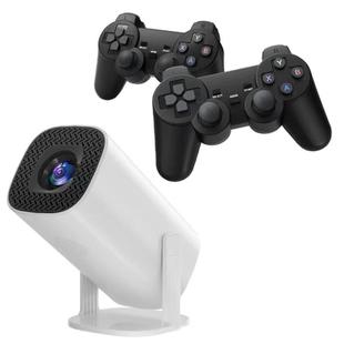 P30 Game Projector Android 11 System With Wireless Gaming Controller 720P Home Theater(US Plug)