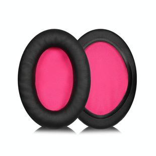 For ASUS ROG Strix Go 2.4 Headphone 1pair Ear Pads Protein Leather Earmuffs, Color: Wired Black Red 