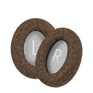 For BOSE NC700 Headphone 1pair Ear Pads Musical Note Design Cloth Ear Cushions(Yellow)
