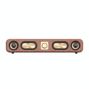 Havit M16 Retro HIFI Stereo Desktop Wireless Bluetooth Speaker(Wood Grain Color)