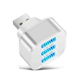 USB 2.0 HUB 3-port Expander(Silver)