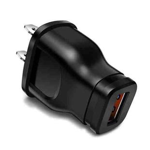 1A 5W Single USB Port Smartphone Charger(US Plug Black)
