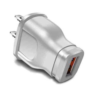 1A 5W Single USB Port Smartphone Charger(US Plug White)