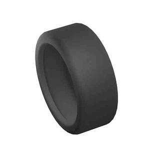 For Oura Ring Gen 3 Finger Ring Waterproof Anti Drop Protective Case Smart Ring Silicone Case, Size: S(Black)