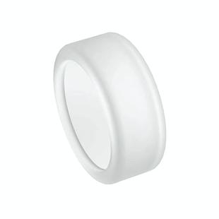 For Oura Ring Gen 3 Finger Ring Waterproof Anti Drop Protective Case Smart Ring Silicone Case, Size: M(White)