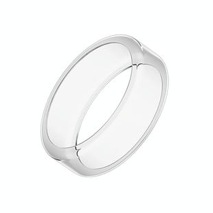 For Oura Ring Gen 3 Finger Ring Waterproof Anti Drop Protective Case Smart Ring Silicone Case, Size: M(Transparent)