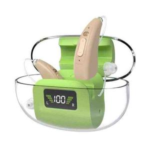 16-Channel Digital Hearing Aid Elderly Sound Amplifier With Digital Display Space Charging Box(Skin Color)