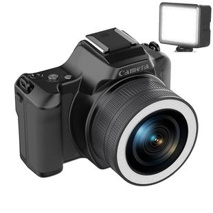48 Million Pixel 2K Ultra HD Mini Digital Portable Camera, Color: Black+Fill Light