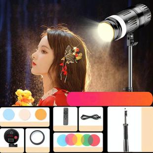 175W+2.1m Tripod 102 LEDs Spotlight Portrait Photography Fill Light Adjustable Focus Triple Color Temperature,US Plug