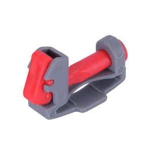 For Dyson V6 / V7 / V8 / V10 / V11 / V12 / V15 Vacuum Cleaner Switch Carabiner Holder(B Model Gray Body Red Key)