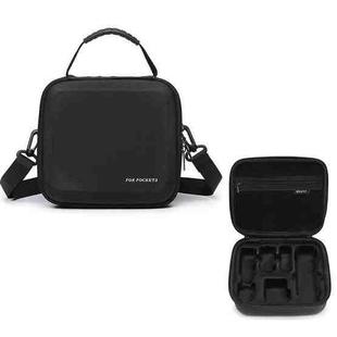 BKANO For DJI Osmo Pocket 3 Storage Bag All-in-One Kit Organizer Portable Backpack Case(Black)