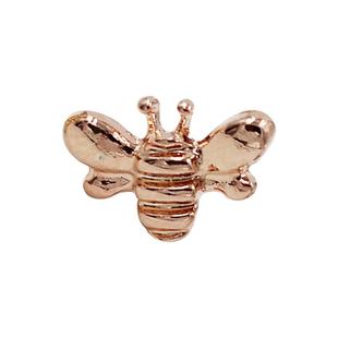 Smart Watch Universal Bee Shape Band Decorative Ring Metal Accessories, Style: Rose Gold 2
