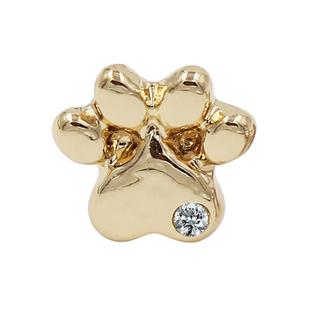 Smart Watch Universal Cats Paw Shape Band Decorative Ring Metal Accessories(Gold)
