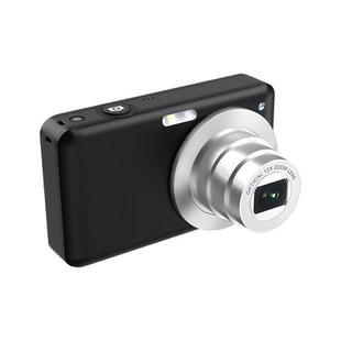 4K HD 6X Optical Zoom Digital Camera 3 Inch IPS Screen Video Vlogging Camcorde 32G(Black)
