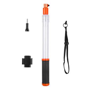 TELESIN Waterproof Selfie Stick For GoPro HERO Series / DJI Osmo Action Series And Other Sports Camera(Transparent)