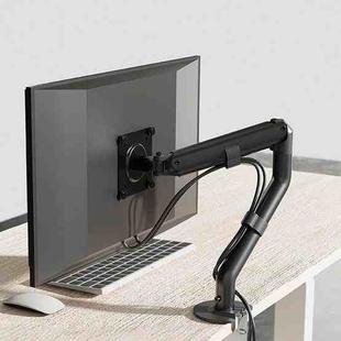 For 15-32 Inch Monitor Bracket Adjustable Gas Spring Computer Screen Desk Mount Stand(Black)