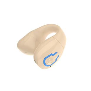 Bluetooth Earpiece Single Ear Clip-On Non-Intrusive Design Sports Headphones for Running(Skin)