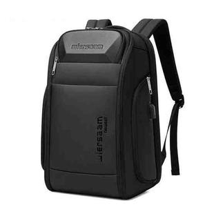 Wiersaam Men Waterproof Anti-Theft Business Backpack Travel Laptop Bag With USB Charging Port & Password Lock Small