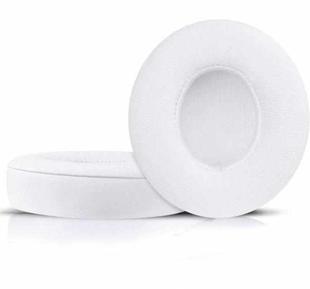For Beats Solo3 / Solo2 Headphones Ear Pads Sponge Cover, Spec: Wired White
