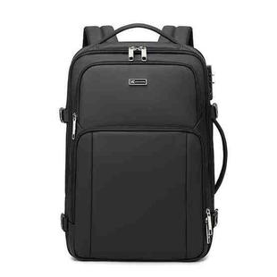 Wiersaam Men Anti-Theft Business Laptop Backpack 15.6 Inch Computer Bag With USB & Type-C Charging Ports(Black)