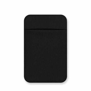 Elastic Lycra Phone Back Sticker Card Holder Secure Card Pocket with No Residue Removal(Black)
