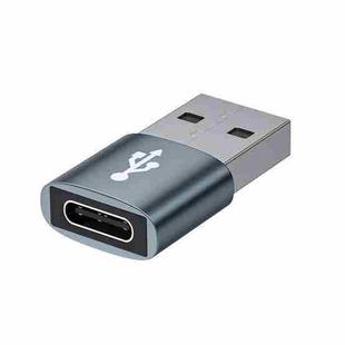 JINGHUA S505 Alloy Case Cell Phone To Computer USB2.0 Adapter(USB Male To Type-C)