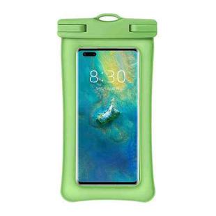 TPU Dual Airbag Floating Mobile Phone Waterproof Bag Anti-sinking Diving Swimming Phone Waterproof Pouch(Green)