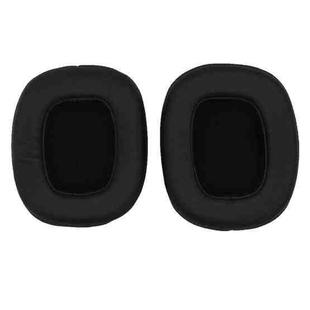 1pair Headphones Sponge Earmuffs Headset Cover For Edifier HECATE G5 / G50 / G35(Black Leather)